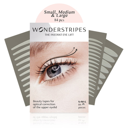 Premium Eyelid Lifting Tapes Trial Pack - 3 Sizes (S, M, L) | Instant Lift & Natural Results