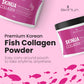 Hydrolyzed Fish Collagen Peptides Powder with Vitamin C, by SKINUA - 200 g