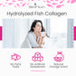 Hydrolyzed Fish Collagen Peptides Powder with Vitamin C, by SKINUA - 200 g